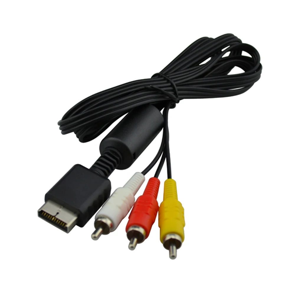 Audio Video AV Cable for for PS2 for PS3  3RCA video cable  game  Full needle