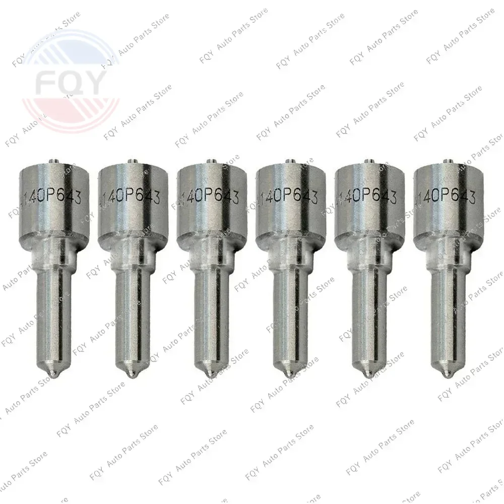 6X High Quality Injector Nozzle 093400-6430 DLLA140P643 For KOMATSU SAA6D108 PC300-6 PC350-6