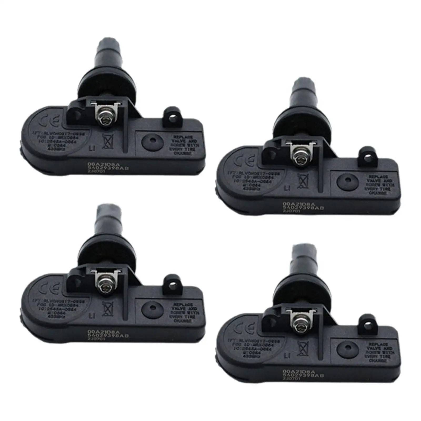 4 قطعة أجهزة استشعار ضغط الإطارات 56029398AA المهنية العملي المحمولة سهلة الاستخدام استبدال الملحقات ل دودج تشالينجر #2