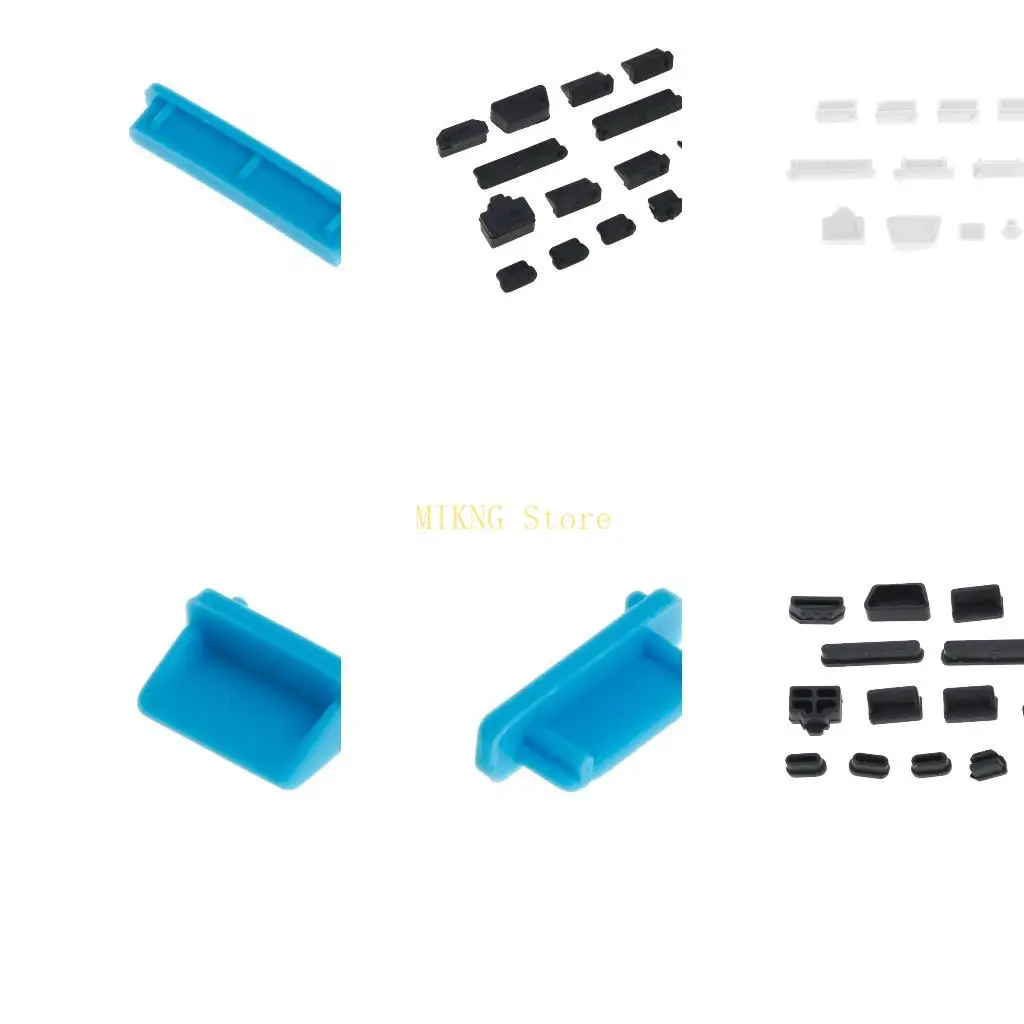 13PCS Plugs Soft Si…