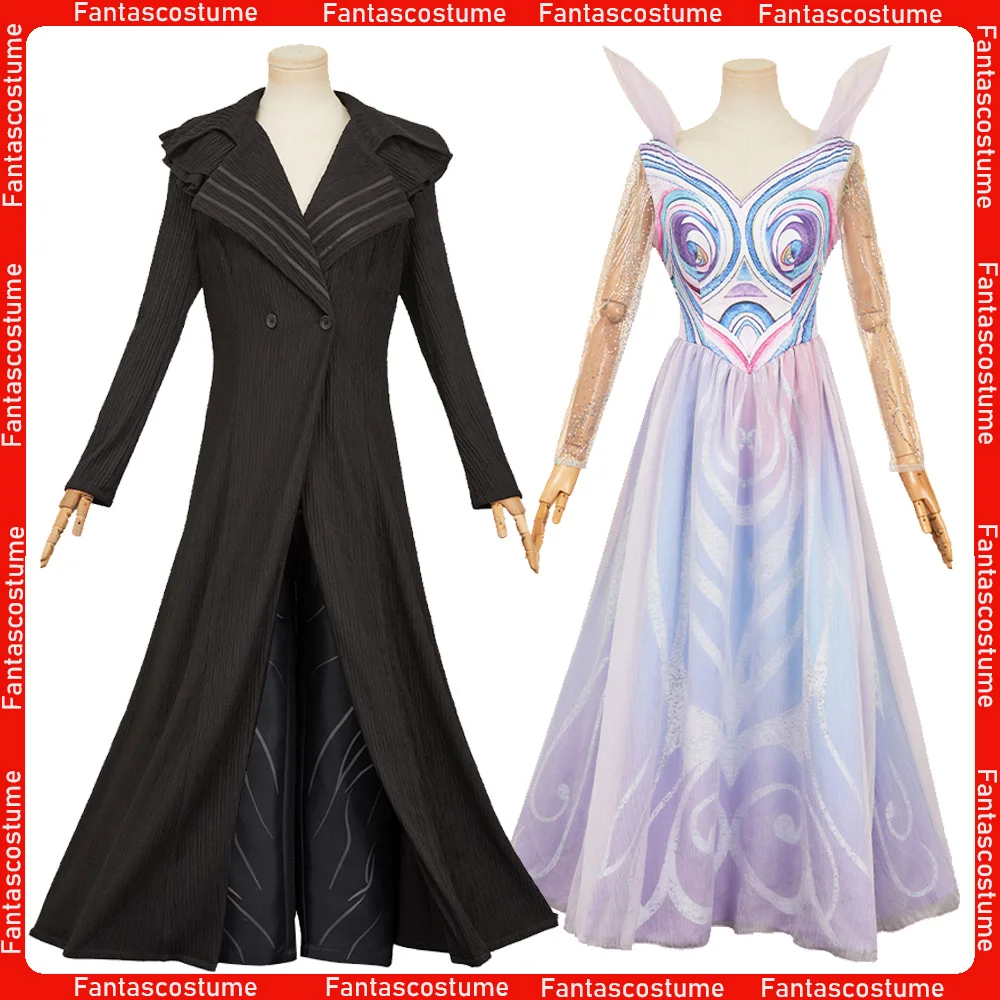 

Glinda/Эльфаба Косплей Костюм Платье Фильм Wicked Ролевая Игра Взрослые Женщины Пальто Брюки Хэллоуин Карнавальная Вечеринка Маскировка Одежда