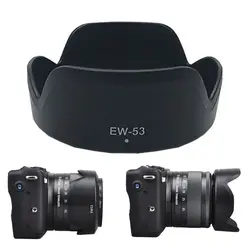 EW-53 49mm Lens Hood Reversible Camera Lente Accessories for Canon EOS M10 EF-M 15-45 mm f/3.5-6.3 IS STM Lens