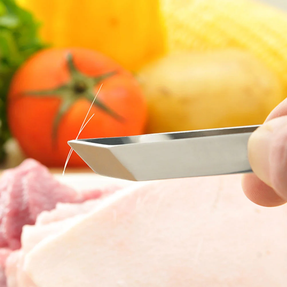 

3Pcs Food Tweezers Stainless Steel Precision Removal Tool Kitchen Pliers Slant Tip Antirust Dishwasher Safe