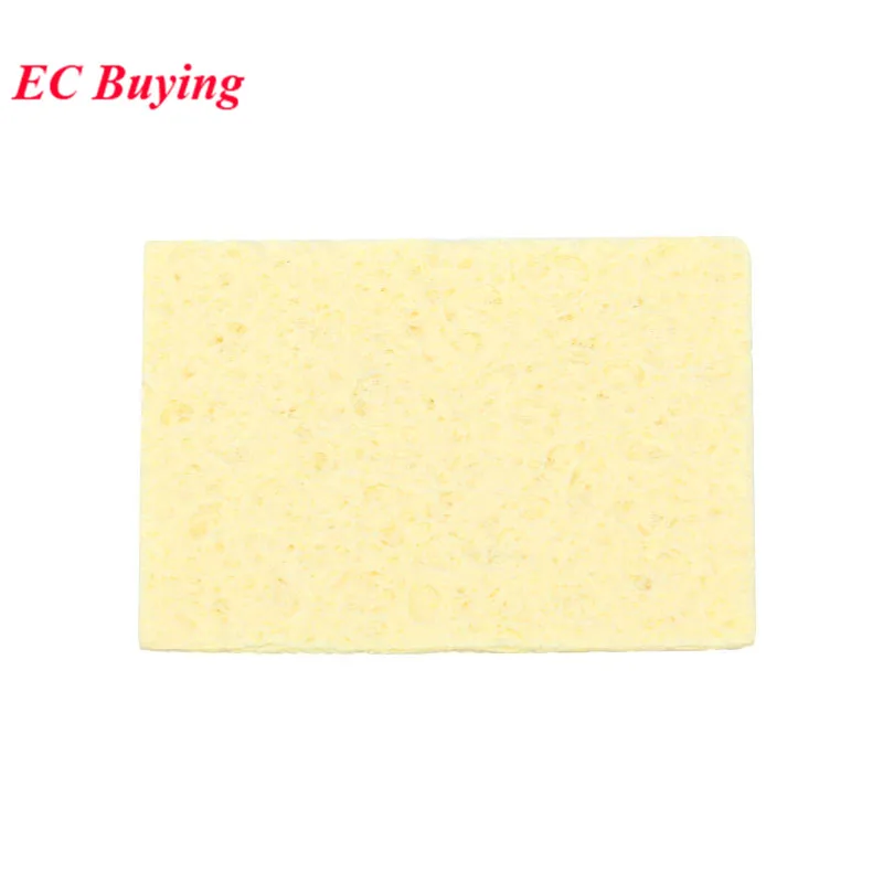 High quality 10Pcs High Temperature Resistant Sponge Electric Iron Tip Cleaning Sponge Rectangular 3.5CM*5CM