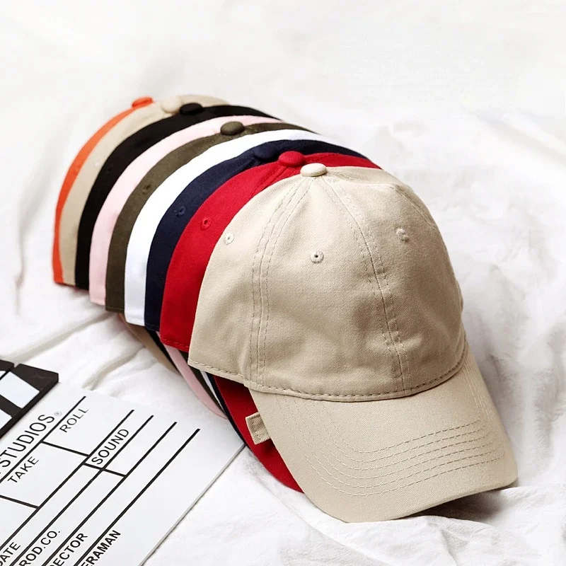 Men's Solid Color Baseball Cap Ladies Hat Men's Hat Outdoor Sports Mountaineering Hat Snapback Embroidery Sun-Proof Cap