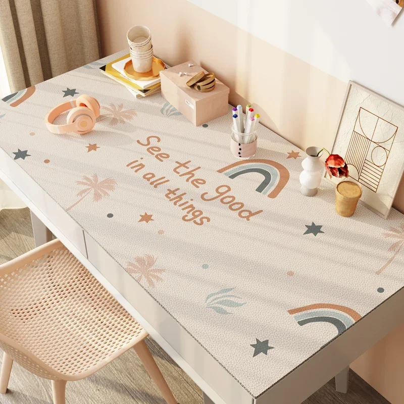 

Desk Pad Cartoon Cartoon Writing Student Leather Cover Cloth Table Mat Waterproof Oil-Proof Children's Writing Desk Study Table