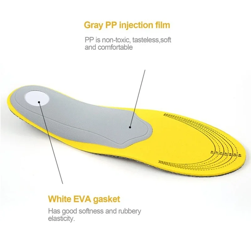 Orthopedic Insoles 3D Flat Foot Care Tool Inserts & Cushions Sneakers Soft Running Orthotic Arch Support  Accessories Insole