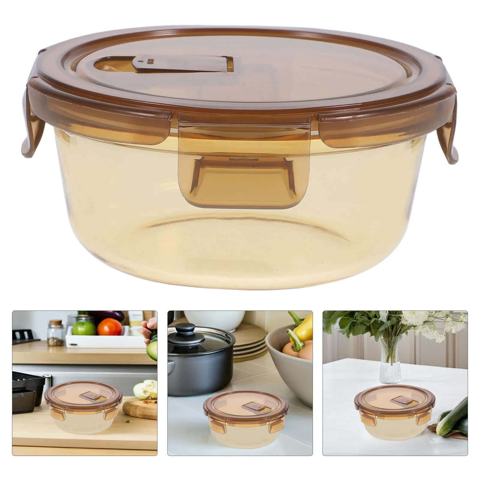 Glass Bowl with Lid Mini Heat Resistant Clear Soup Salad Fruit Serving Mixing Bowl Microwave Safe 420Ml Storage Prep Bowls