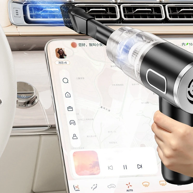 เครื่องดูดฝุ่นไร้สายแบบมือถือขนาดเล็กใช้ในบ้านชาร์จได้แบบพกพา