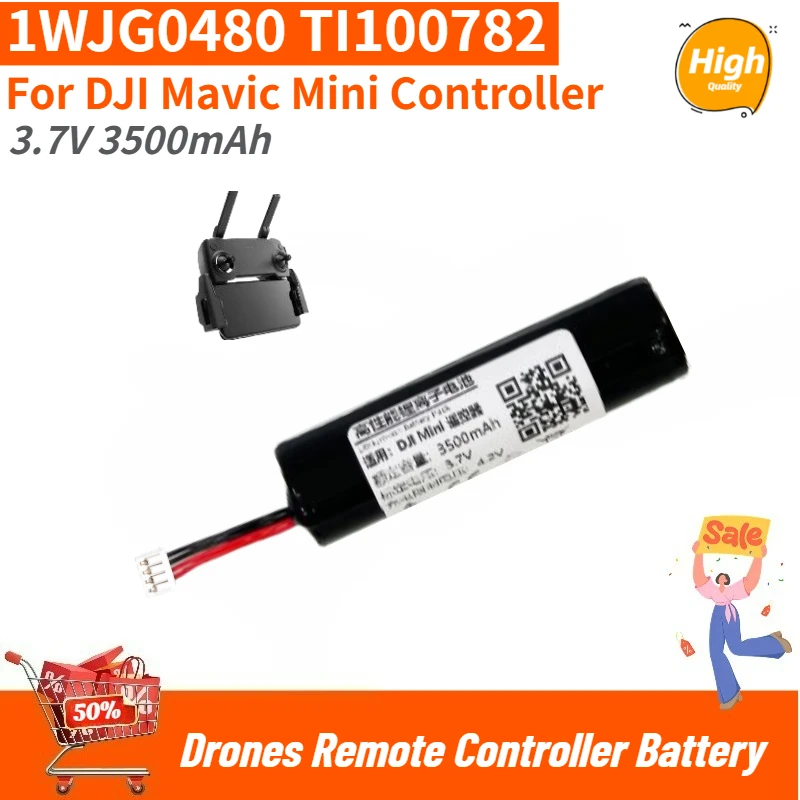 

1WJG0480 TI100782 High Quality Battery 3.7V 3500mAh for DJI Mavic Mini Controller Brand New Replacement Battery
