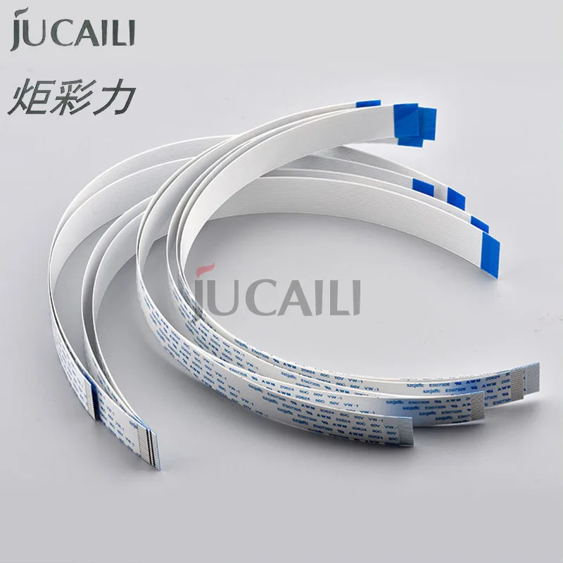 Jucaili 10PCS 16P*400mm*A head data cable for Epson 5113 Solvent UV flatbed printer printhead flat data cable 16pin