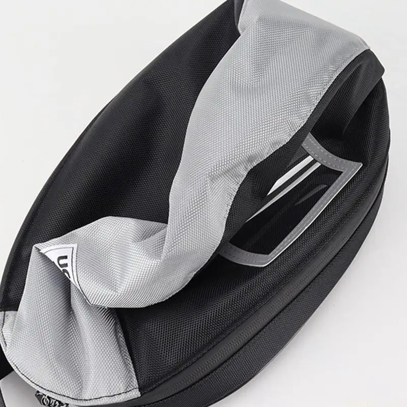 U2JB Protective Helmet Organiser Case for Training Travel, Padded Closure Bag for Ski and Cycling Helmets with Structured for