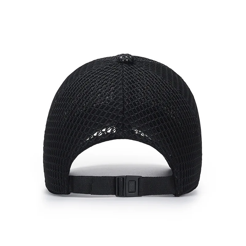 Modische, atmungsaktive Baseballkappe, schnell trocknendes Mesh, Outdoor-Sport, Angeln, Golf, Sonnenhut für Damen und Herren – Detail 4