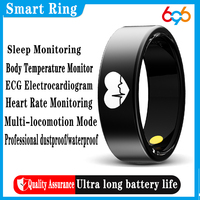 New ECG Smart Ring Men Women Health Tracker ECG Monitor Heart Rate Body Temperature Waterproof Fitness Lovers Intelligent Rings