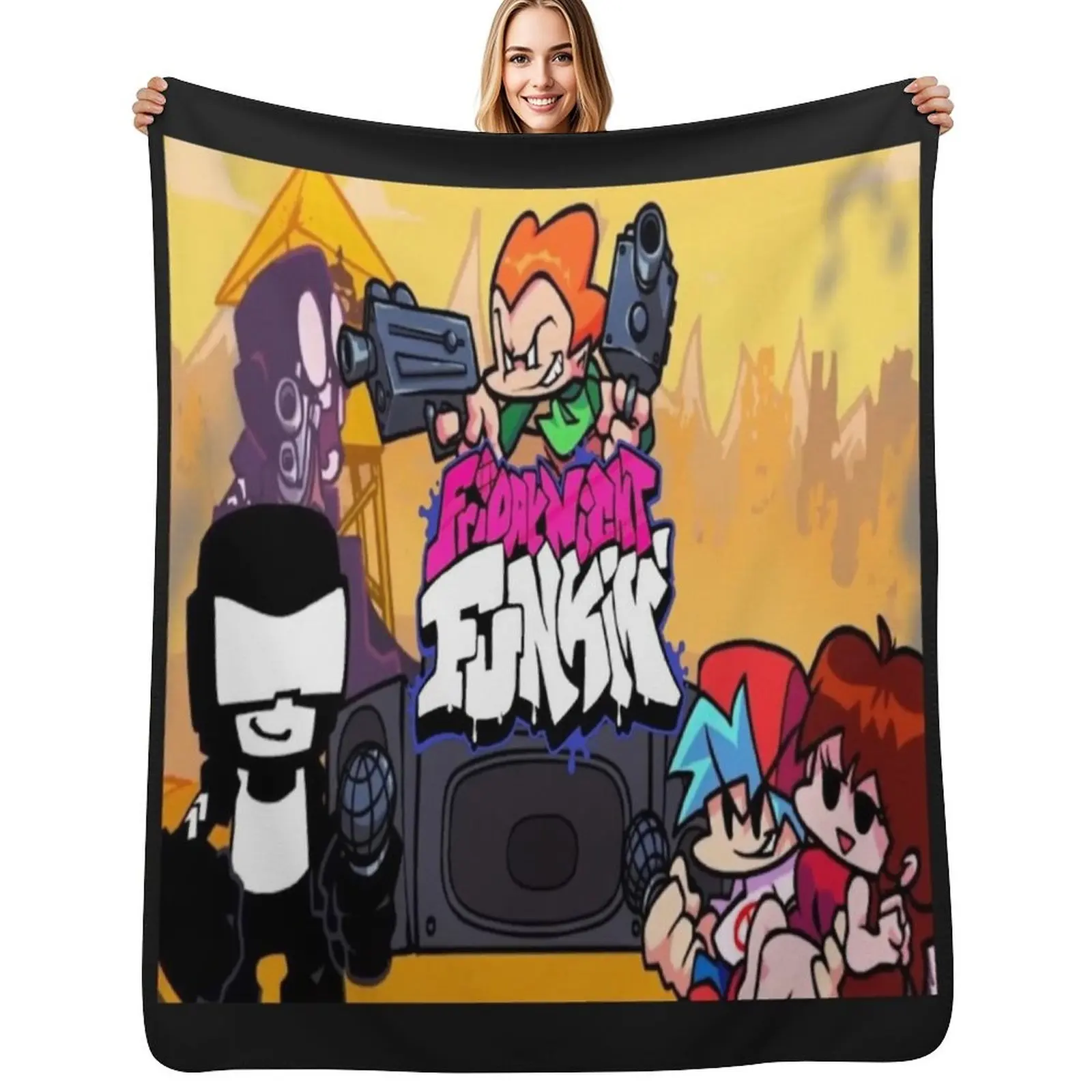 

Fnf Week 7 Fnf Week 7 1 Throw Blanket Shaggy Bed linens Luxury Summer Beddings Blanket