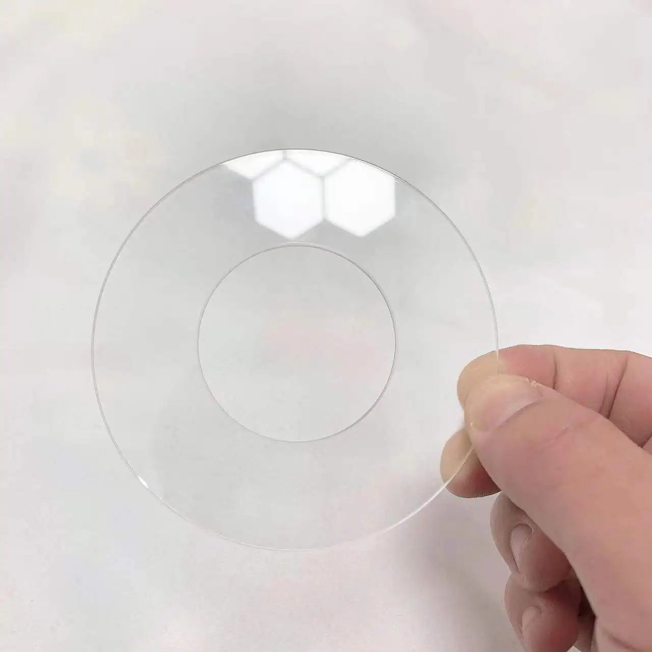 Kích Thước Đường Kính 85Mm Với 35Mm Lỗ Hổng Bên Trong Thủy Tinh Thạch Anh Tấm Bảng Điều Khiển JGS2