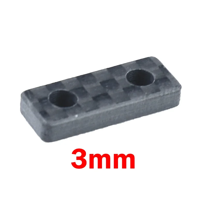 4pcs Carbon Fiber 3mm 2mm Servo Higher Gasket for 1/7 1/8 ARRMA 6S Universal TYPHON KRATON MOJAVE FELONY Car