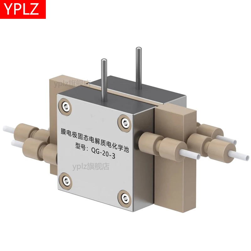 Serpentine channel system membrane electrode solid electrolyte electrochemical cell