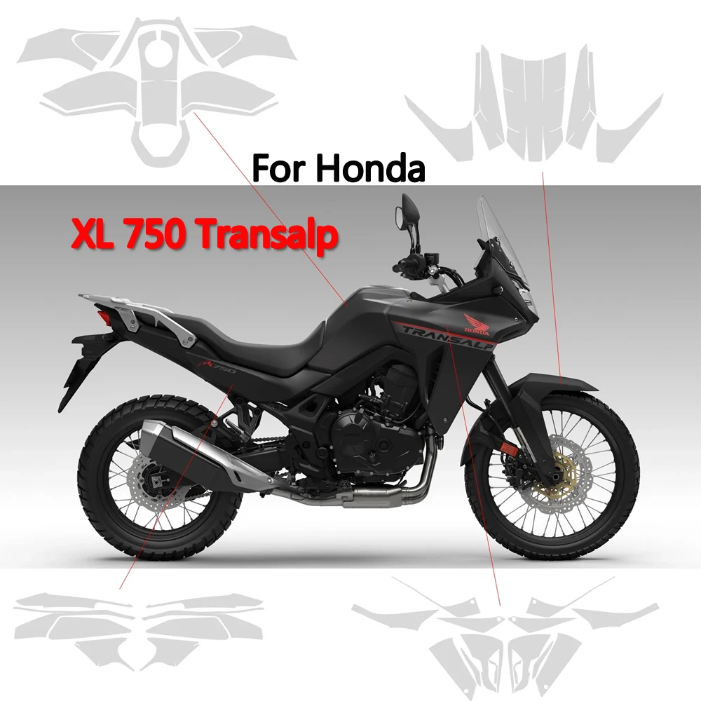 

Полноразмерная Защитная пленка для мотоцикла XL 750 Transalp PPF для HONDA XL750 ТПУ, комплект для защиты от царапин, обтекатель для краски тела, защитная пленка