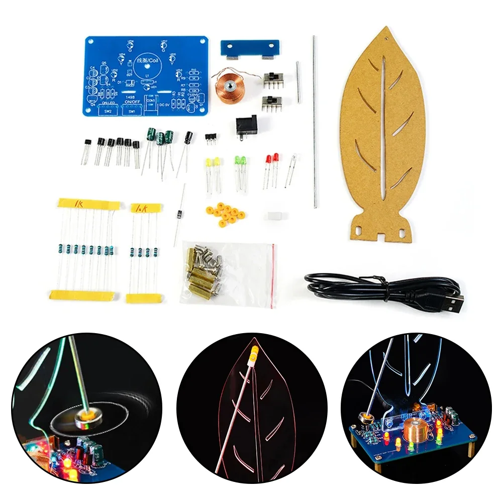 Kit d'éducation scientifique à la soudure pour les enfants, mise en évidence de la conception interactive, mécanique électromagnétique et dimensions vieillissantes