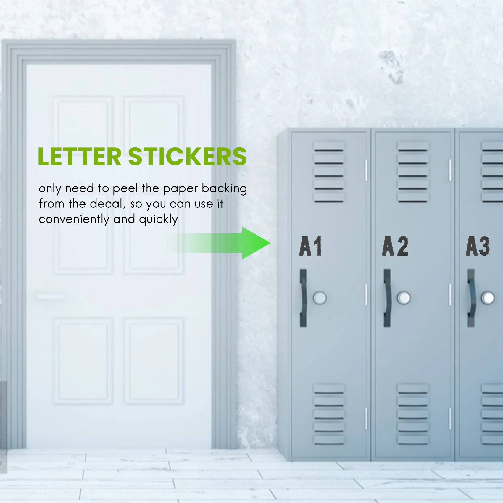 770 قطعة 10 ورقة مجموعة أرقام حروف فينيل ذاتية اللصق، ملصقات أرقام أبجدية لصندوق البريد (أسود، 1 بوصة) ساخن #5