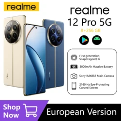 Realme 12 Pro 5G 8GB+256GB 6.7'' Android Smartphone  , Dual-SIM, 32MP 5000 MAh, EU