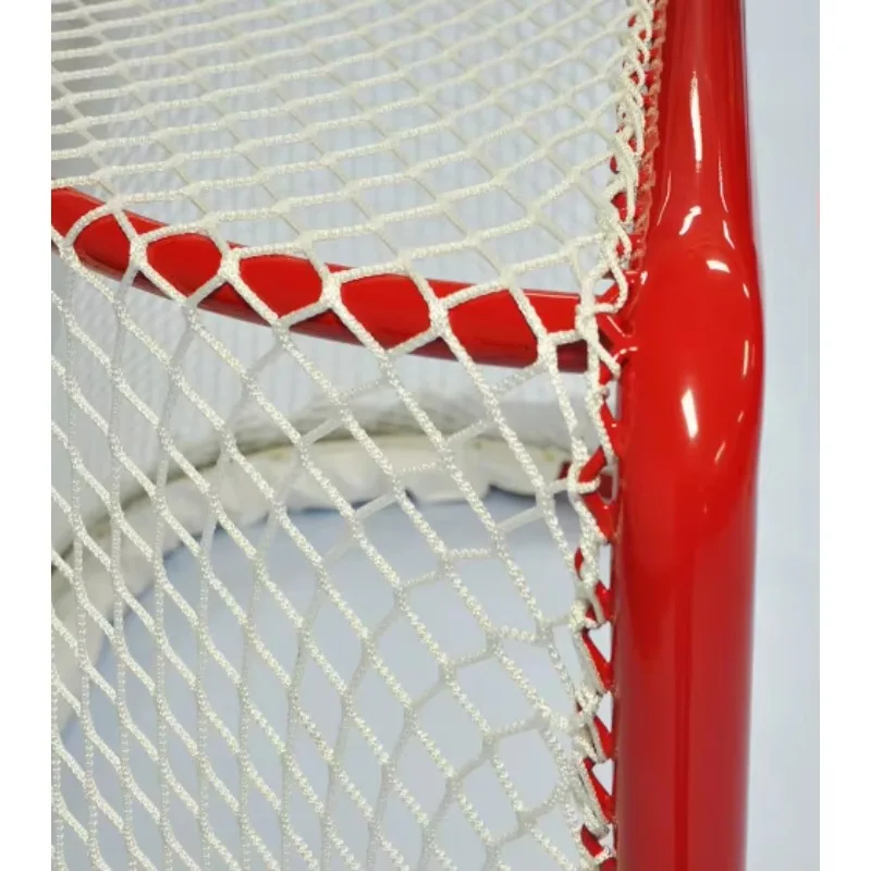 

Knotless White Outdoor Sports Ice Hockey Goal Lacrosse Net