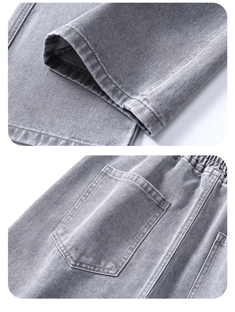 Heren lente streetwear slim fit stretch jeans comfortabele herfst casual denim broek gewassen klassieke herenmode broek 2025