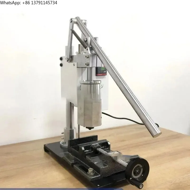 

-129 Vertical Manual Molding Machine Small 220V Desktop Plastic Processing Forming Machine For PVC PP PET ABS Etc
