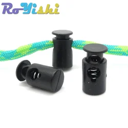 10 Pcs/Pack Mini Cord Lock Stopper Widely Used For Garment Accessories/Bags/Shoe Lace Black