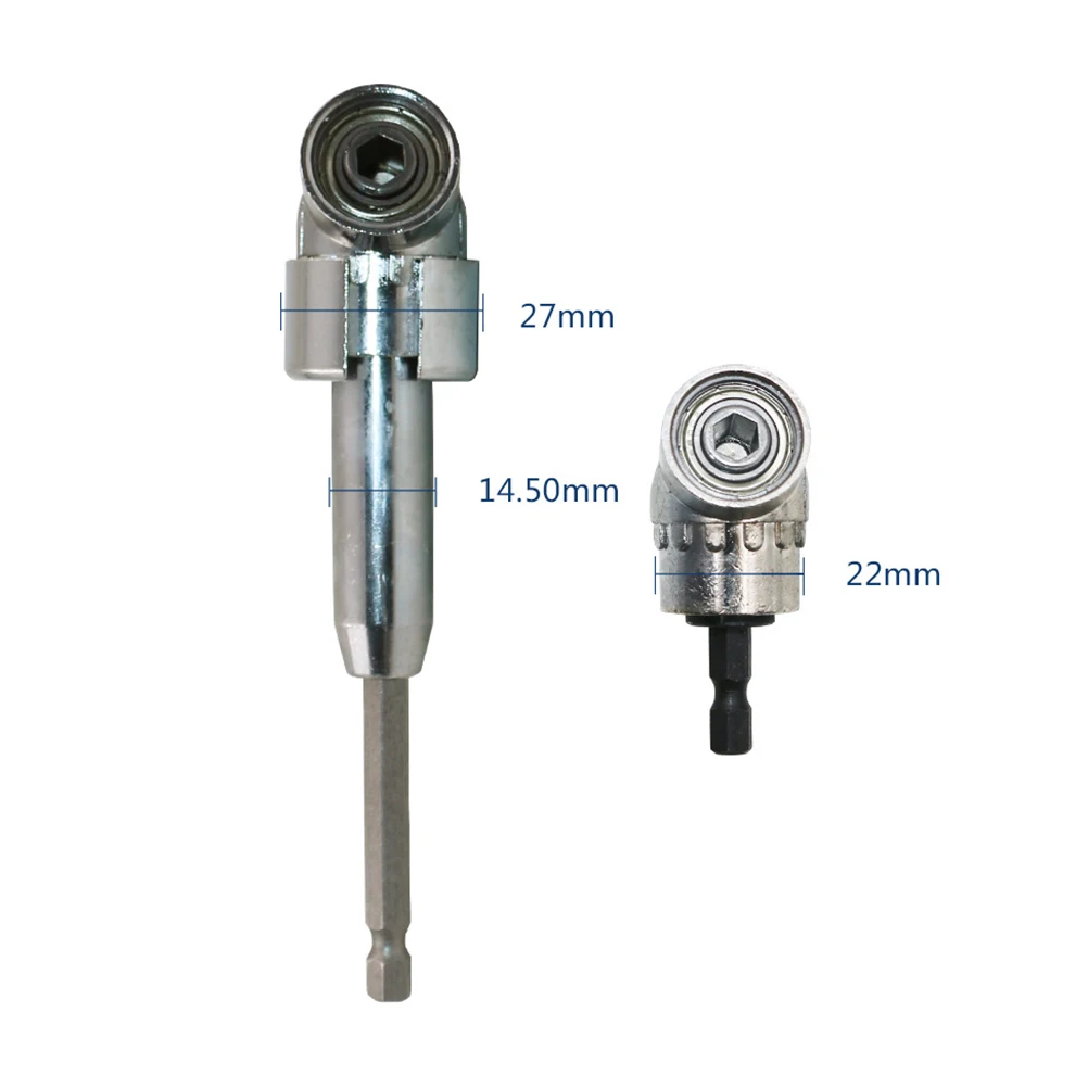 

105 Degree Right Angle Driver Drill Attachment Angled Screwdriver Adapter Power Tool Accessories Bit Magnetic Socket