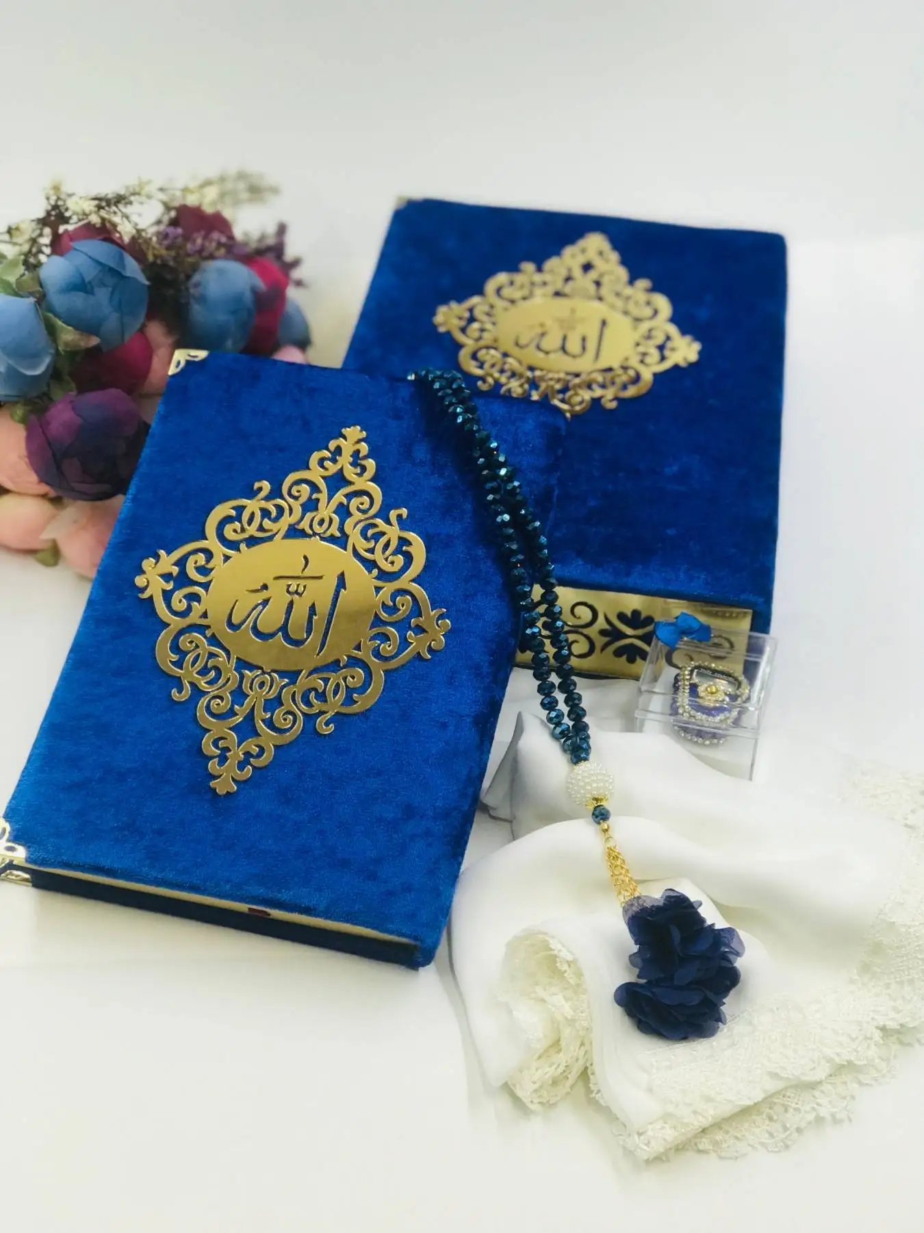 Prayer rug setQuran gift setIslamic Gift Set rosary Quran FavorsPrayer Gift SetIslamic Gifts Islamic Wedding Gift