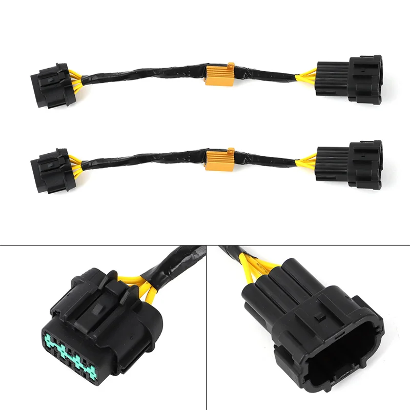 

PNP Headlight Adapter Cable Plug Connector for 2016 + Nissan Maxima HALOGEN Wiring TO 2019 + FULL LED