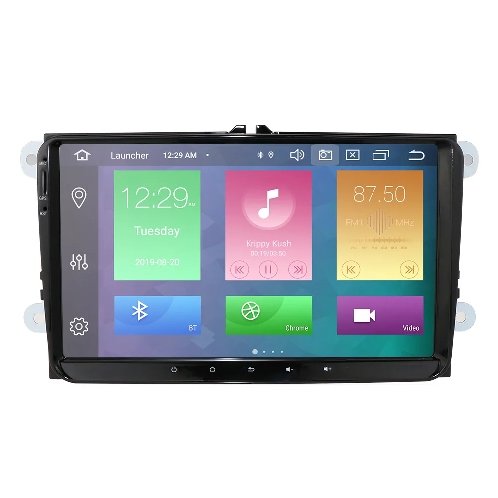 2 Din Car Radio Android for VW Skoda Octavia Golf 5 6 Polo Touran Passat B6 CC Jetta Tiguan 9