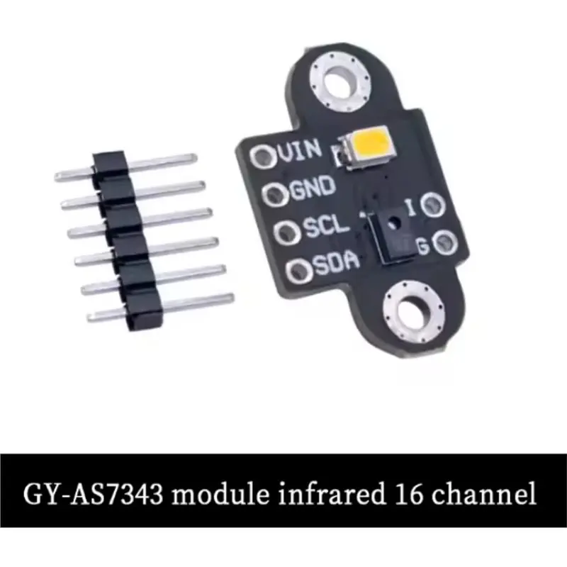 Y45A-GY-AS7343 Visible Light Infrared Color Spectrometer Sensor Module RGB Colorimeter NIR Spectral Analysis Analyzer Module