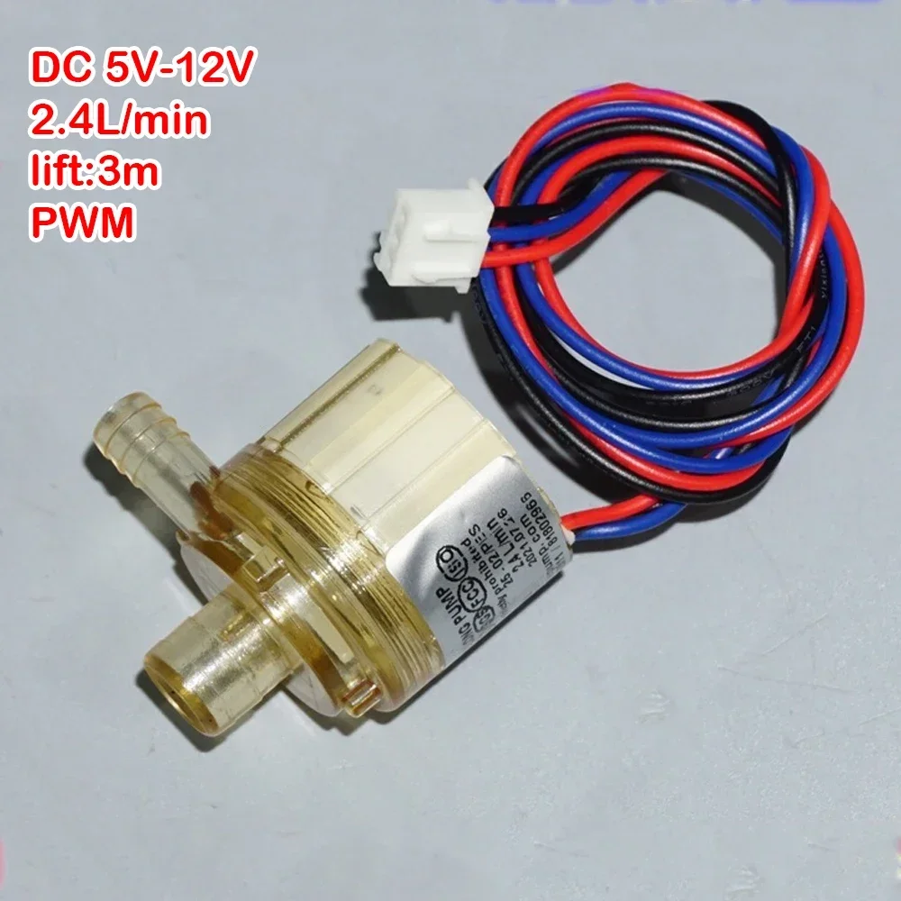 Waterproof DC 5V-12V Mini Brushless Water Pump Submersible Impeller Centrifugal Pump Circulation Cooling PWM Adjustable Flow