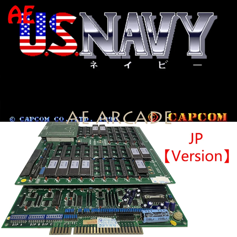U.S. NAVY アーケード基板 CAPCOM Capcom CPS1 3 Floors PCB Arcade Motherboard 1941/Dynasty Wars