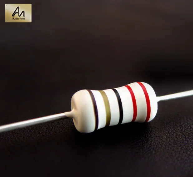 1pcs British original Audio Note 2W series 18x35m 1% Pure silver non-magnetic tantalum resistor free shipping