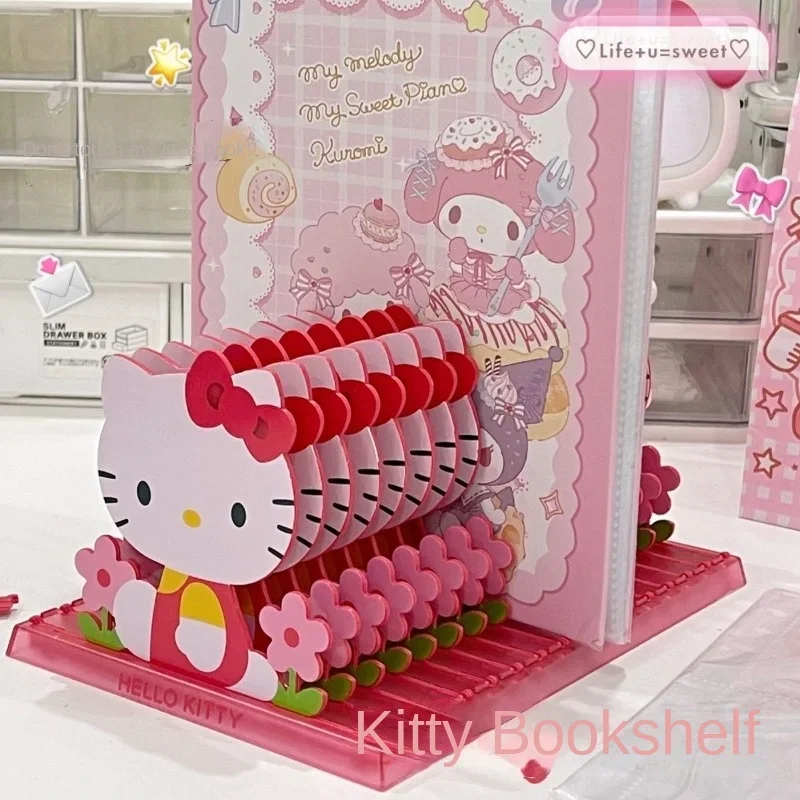 

Новинка, книжная полка Hello Kitty в мультяшном стиле, милый Настольный стеллаж для хранения файлов, стеллаж для хранения милых студентов, книжных карт, стеллаж для хранения, оптовая продажа