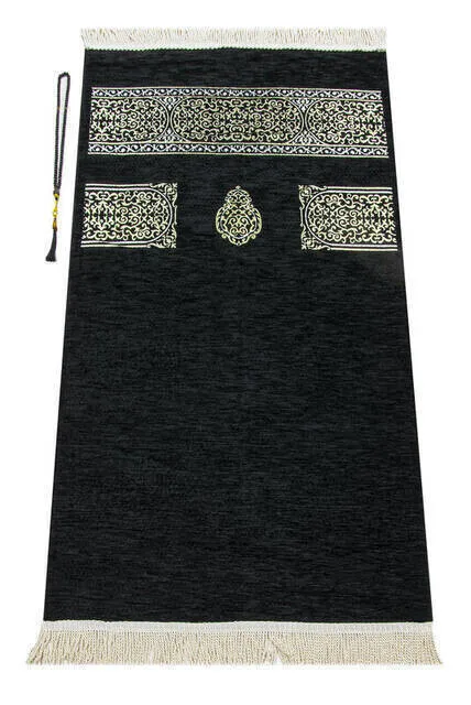 Ultra Plus The Kaaba Cover Prayer Rug Muslim Islam Sheet Prayer Mat Holy Quraan Islamic Mats