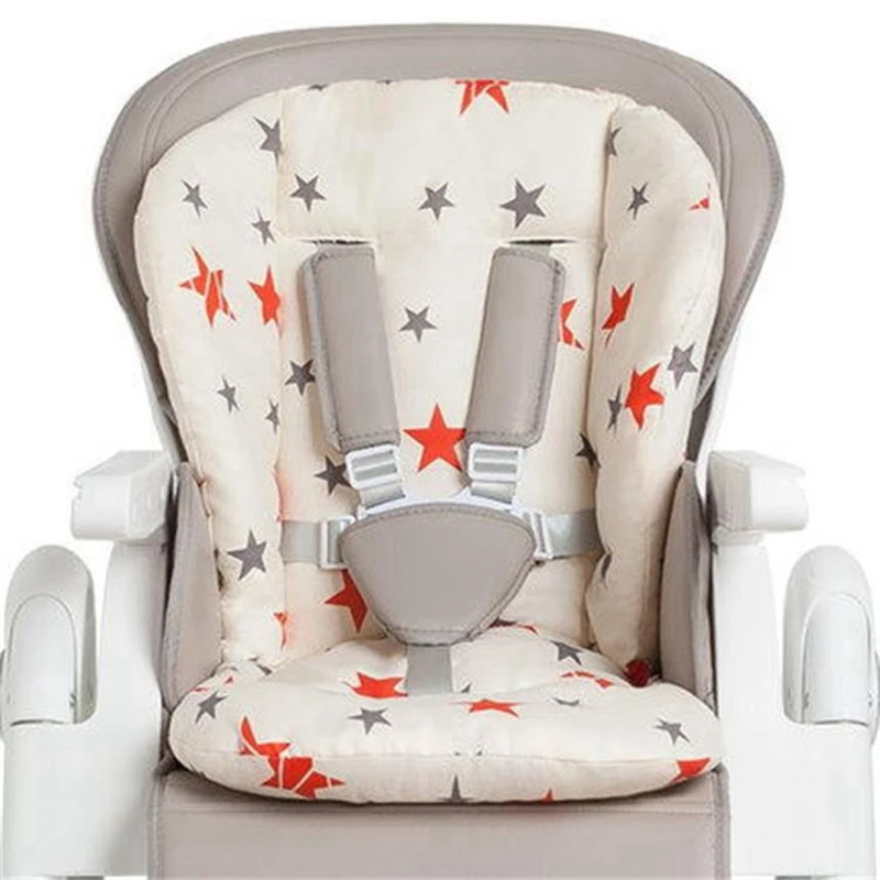 Imagem -05 - Universal Baby Stroller Seat Pad Almofada da Cadeira Alta Liner Mat Algodão Macio Alimentação Cadeira Pad Cover