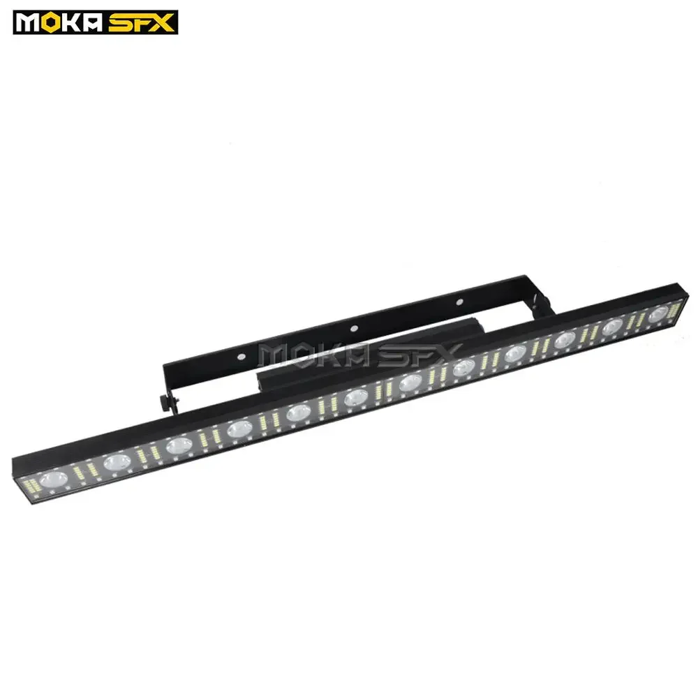 Imagem -04 - Barra Clara Conduzida Branca Morna do Diodo Emissor de Luz do Efeito 12x3w da Iluminação da Fase da Arruela da Parede com 56x0.5w Luz da Parede da Lavagem do Rgb para o dj da Decoração