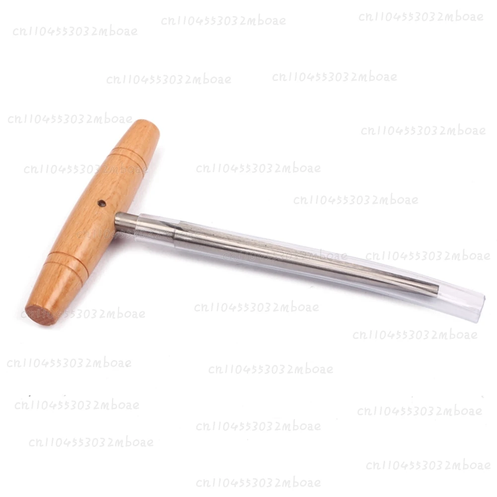 Violin & Viola Peg Hole Reamer – 1:30 Taper, Steel, Wood Handle – Luthier Tool for String Instrument Repair & Making