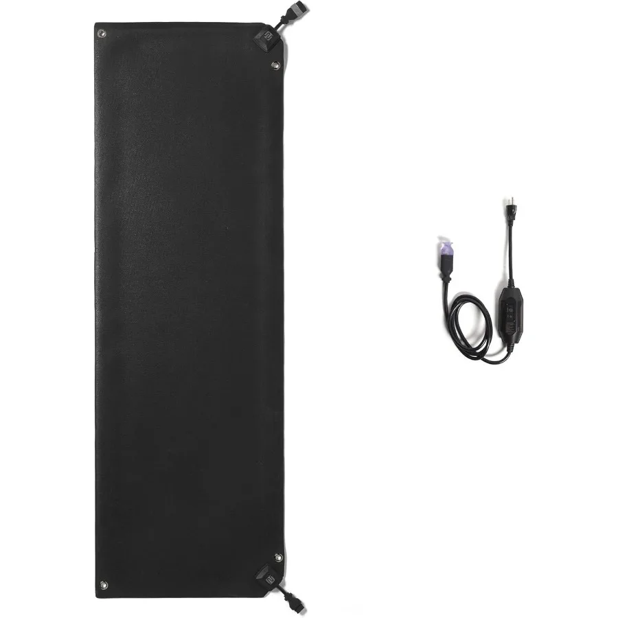 Heated Snow Melting Mat with Power Unit - Heated Outdoor Mats for Walkways - Electric Snow Melting Mats for Decks and