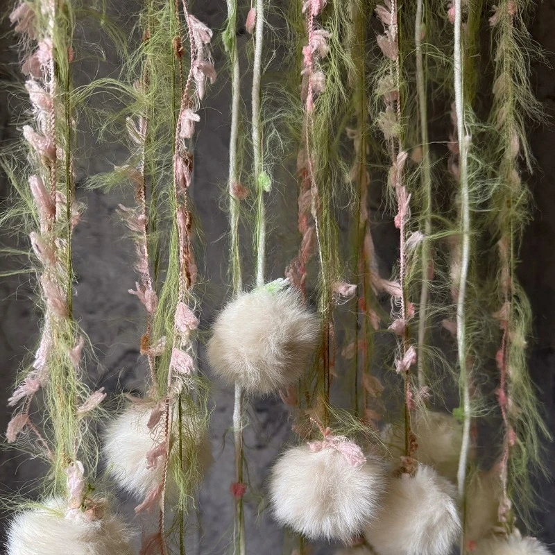 

Розовый, зеленый лепесток, белый шерстяной шар, кружевная ткань, одежда, аксессуары для дома, дизайнерская свадьба, креативная ткань для подиума, материал