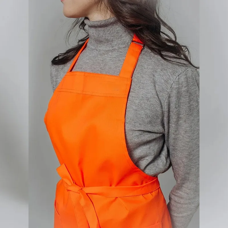 Apron Waterproof Polyester Kitchen Cleaning Cooking Baking Chef Protective Workwear for Dining Room Gardening