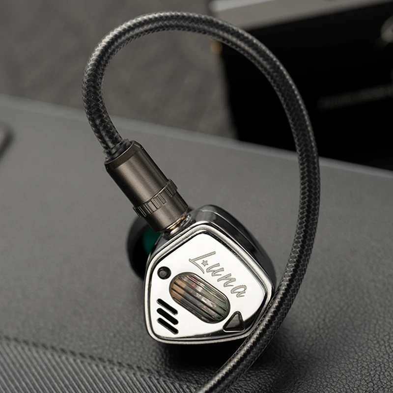 DEBAUCHE-auriculares BACCHUS DB LUNA, tecnología híbrida IEMs HIFI con Cable MMCX