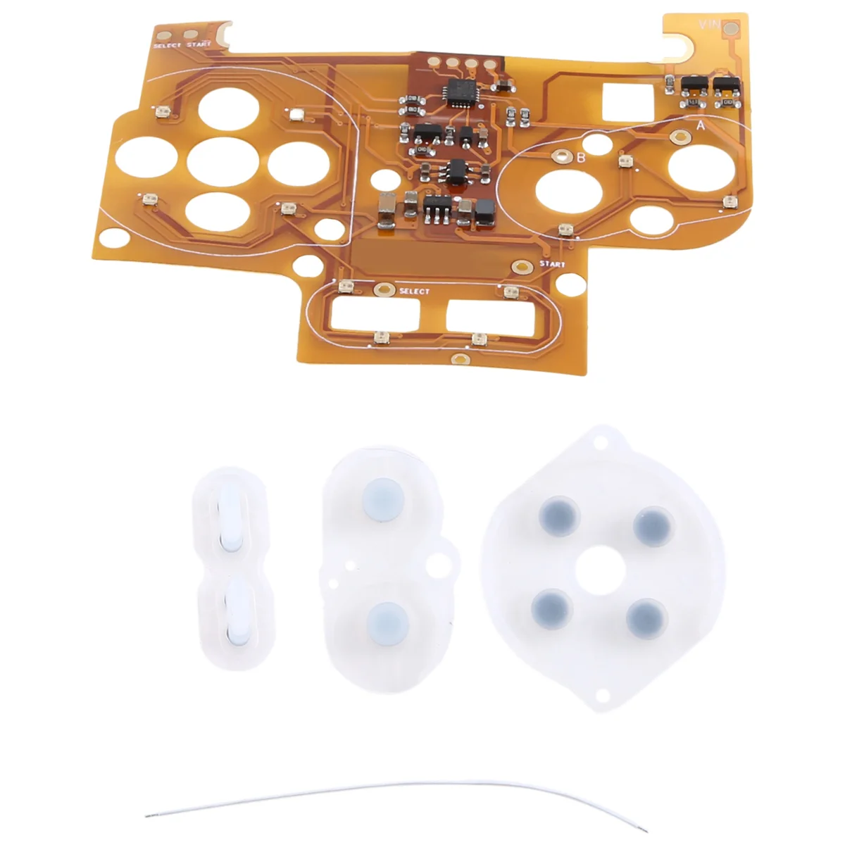 

Y23A For GBC LED Button Light Kit for GameBoy Color LED Light Ribbon Board DIY Button Light Color Modify Kits