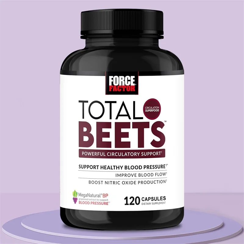 Organic Beetroot Capsules - Athletic Performance, Digestive and Heart Health, Enhance Energy, Blood Pressure Support