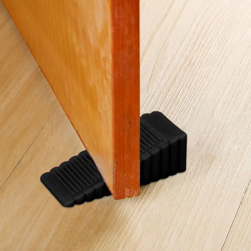 Silicone Door Stopper Sturdy Stackable Door Stops Flexible And Non-Scratching Door Holder Smart Stackable Slip-Resistant Design